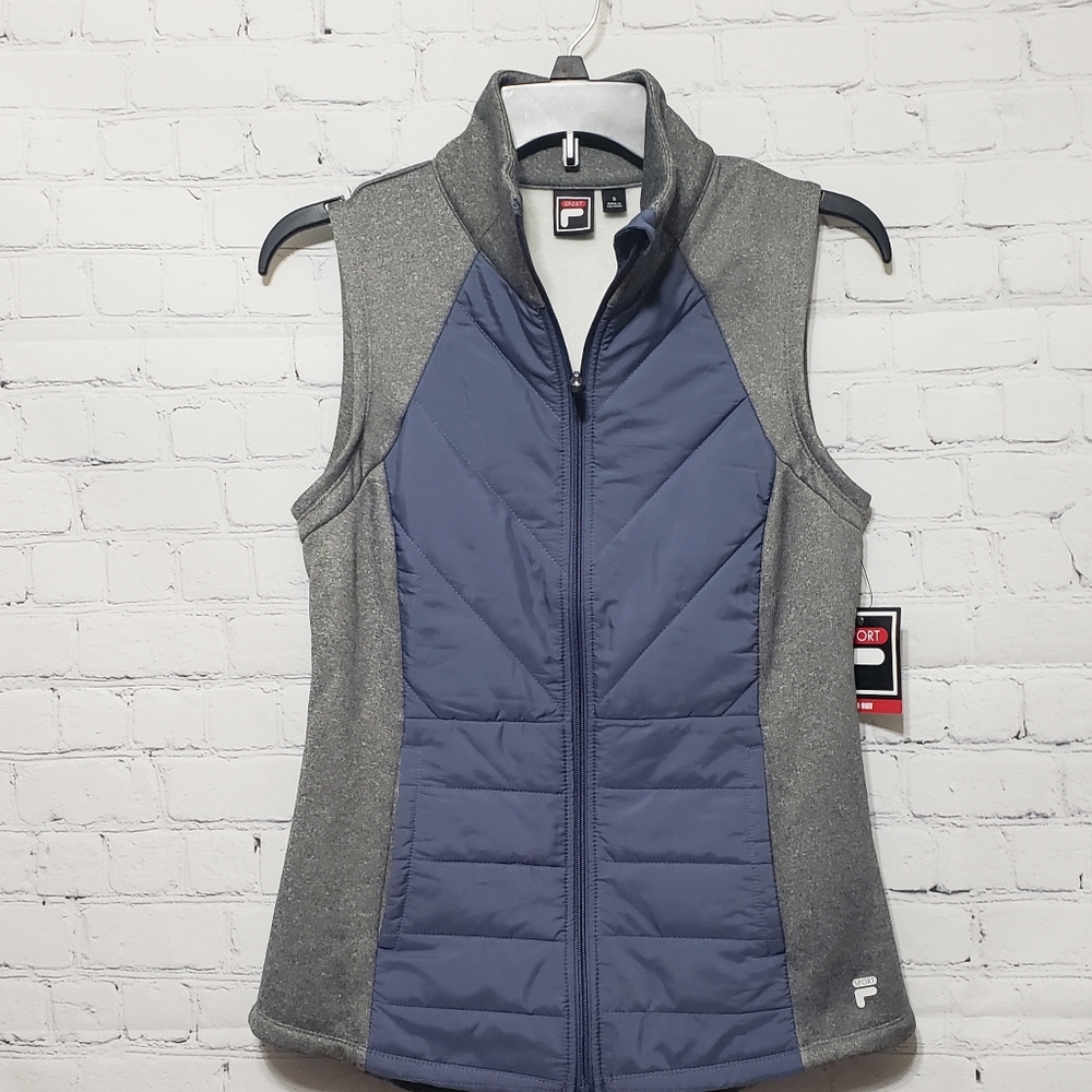 Fila Sport Tru-Warm Zip Vest Size Small NWT - Picture 3 of 13